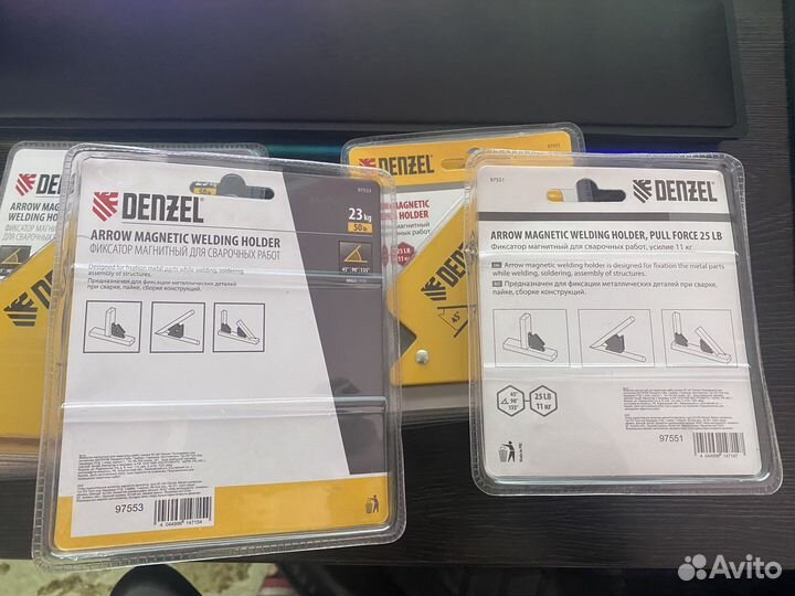 Магнит для сварки Denzel 97553 97551