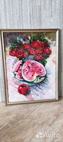 Картина акварелью гуашь