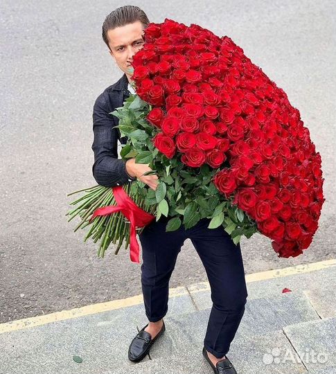 Высокие Розы Гиганты Доставка Круглосуточно