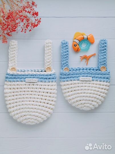 Подарок на рождение ребенка, кармашки на кроватку