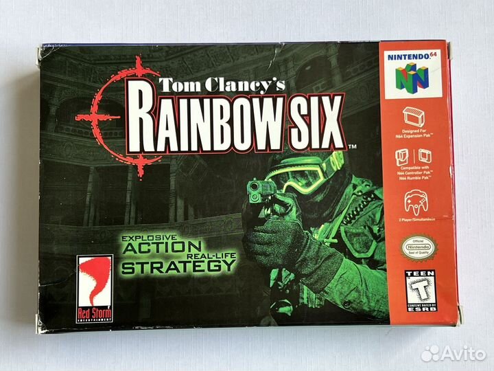 Игра для n64 rainbow six tom clancy's