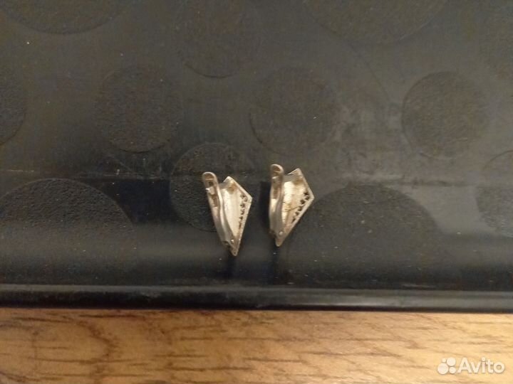 Серьги серебро