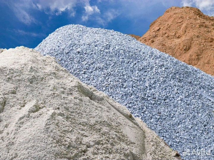 Щебень гранитный дренажный от 3кубов