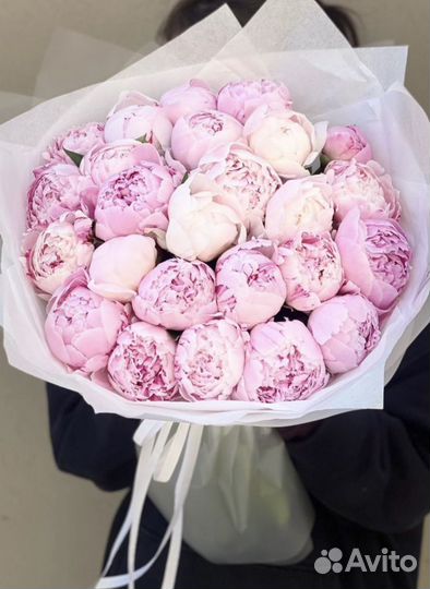 Букеты пионов