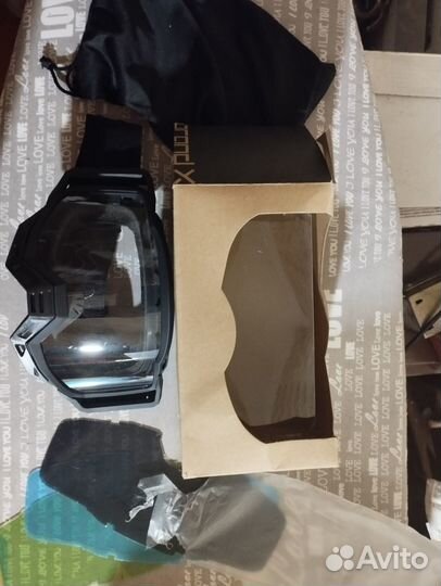 Маска мото Brand X со сменными линзами