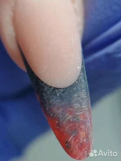 Курсы маникюра. Наращивание/ Выкладной френч