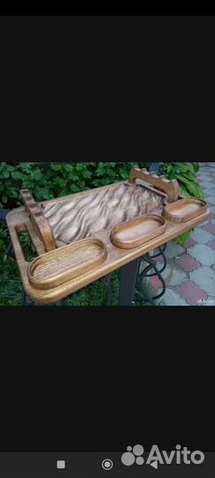 Поднос для шашлыка из бука