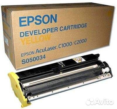 Картридж S050034 для Epson AcuLaser C1000/2000 жел