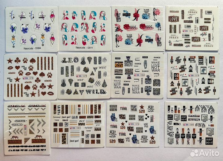 Наклейки для ногтей
