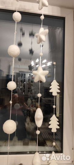 Елочные игрушки СССР стекло гирлянды