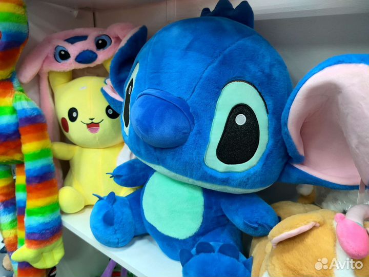 Большой Стич пушистый 55 сантиметров