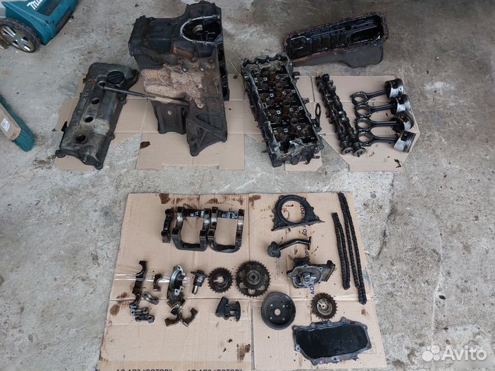 Двигатель Nissan GA16DE