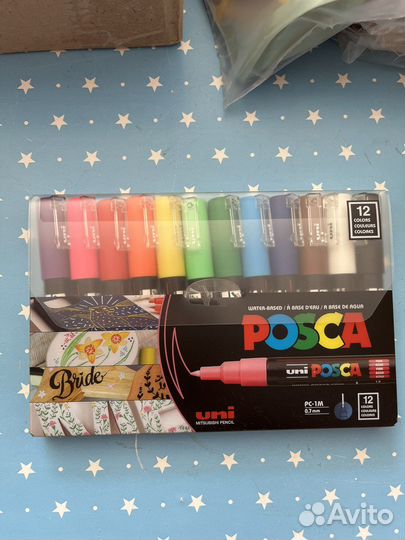 Маркеры posca 12 штук новые