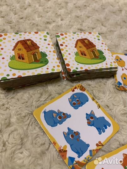 Настольные игры 3+ обучение счету Лапочки