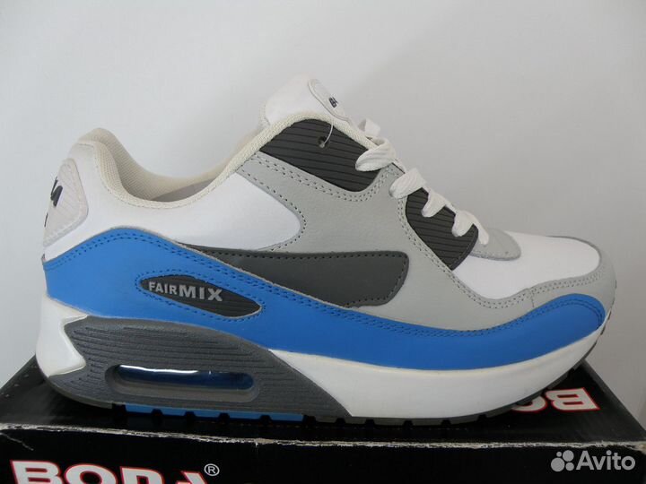 Кроссовки для скейтинга Bona Air Gray/Blue