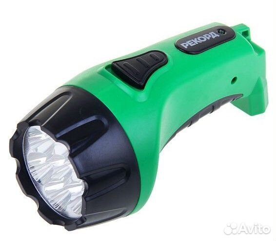 Фонарь светодиодный Рекорд рм-0107 Green