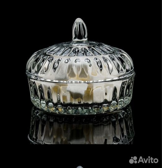 Сахарница Иранское стекло новая