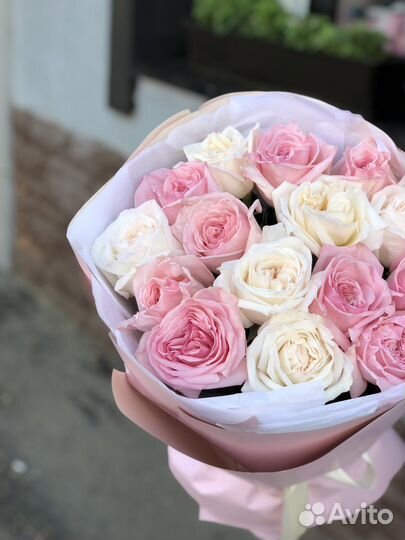 Цветы, кустовые розы, букет роз