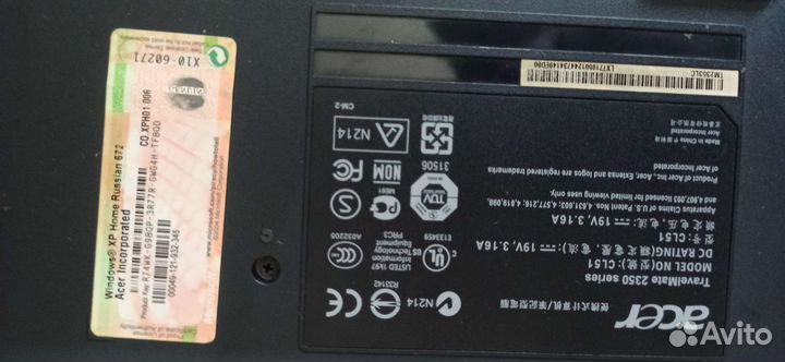 Ноутбук Acer Travel Mate 2350 series