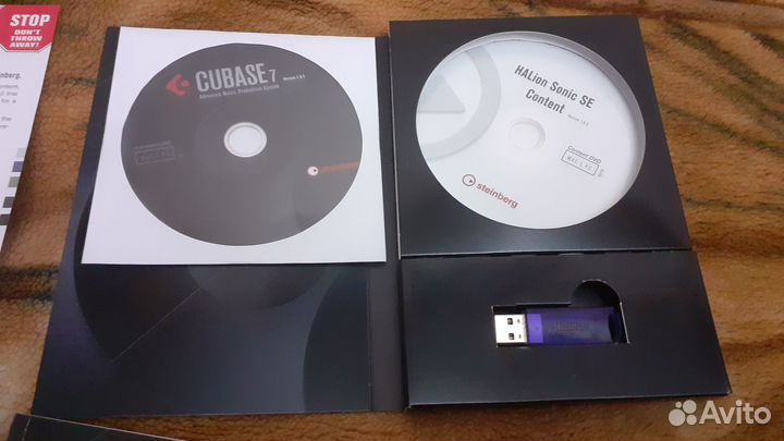 Лицензионный Cubase 7 Retail US c USB ключом