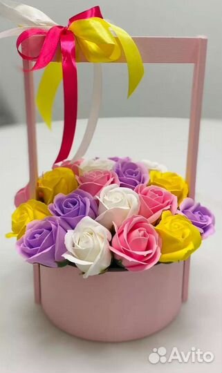 Букет цветов из мыла