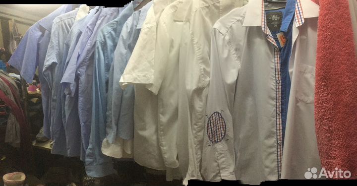 Рубашки, поло, брюки школьные