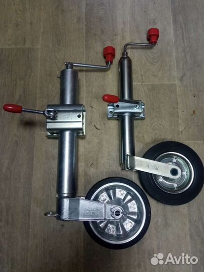 Колесо опорное на прицеп с хомутом в комплекте