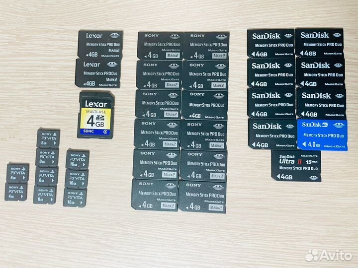 Rарта памяти ps vita, PSP, ms Pro Duo