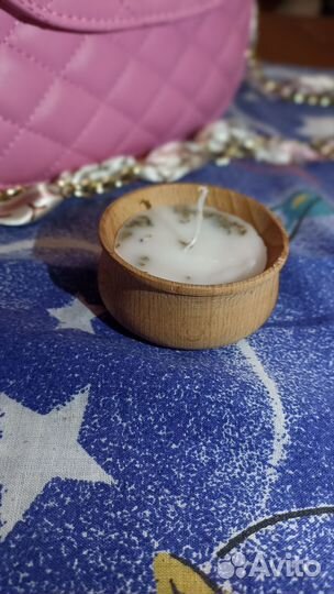 Ароматическая свеча ручной работы