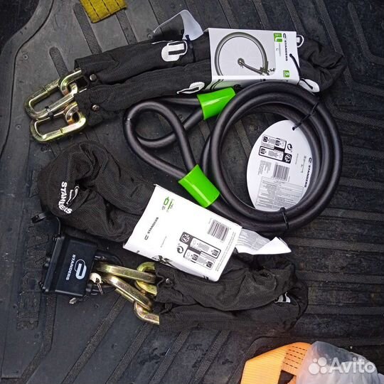 Вело Мото Авто цепь против угона 12мм 1.5м