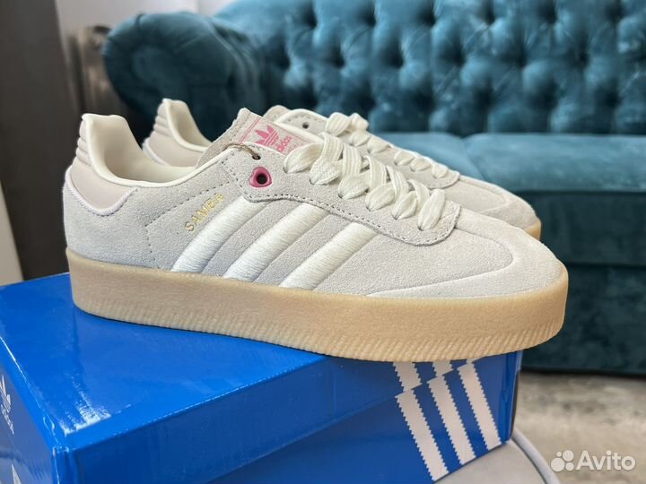 Кроссовки Adidas Samba натуральные