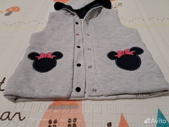 Утепленная детская жилетка