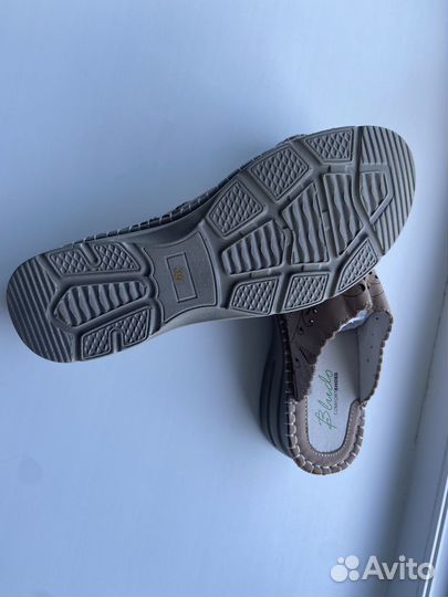 Сабо женские размер 39 кожаные новые