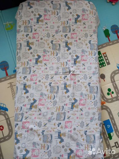Матрас детский 120 60, одеяло, простыни 3 шт