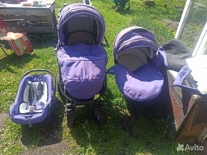 Коляска camarelo 3 в 1