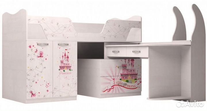 Детская кровать чердак