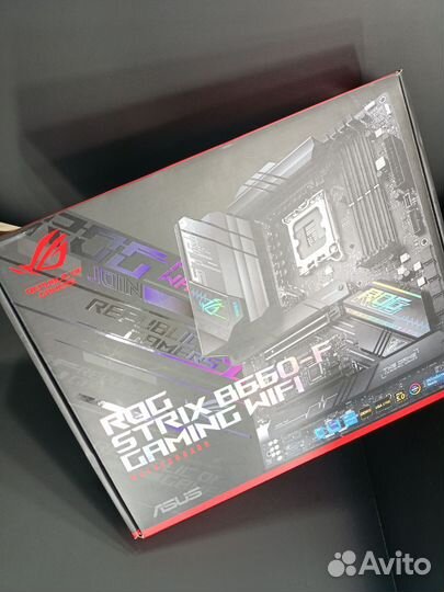 Материнская плата asus rog strix b660-f