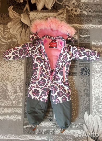 Зимний комбинезон для девочки 98