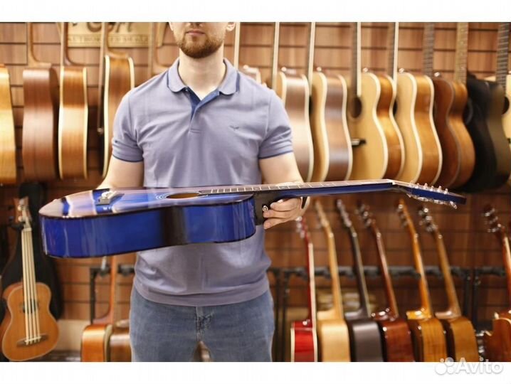 Fante FT-R38B-BLS синий санберст акустическая гита