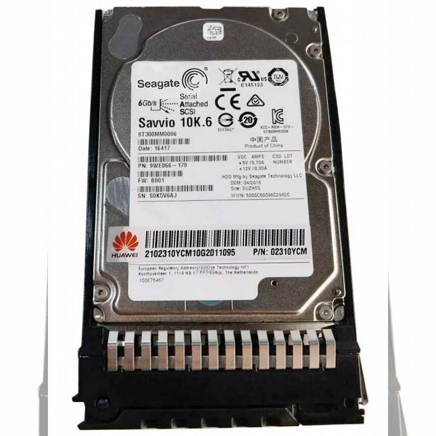 [9WE066-179] Жесткий Диск Huawei 02310ycm 300gb Sas 2,5" Hdd 9we066-179