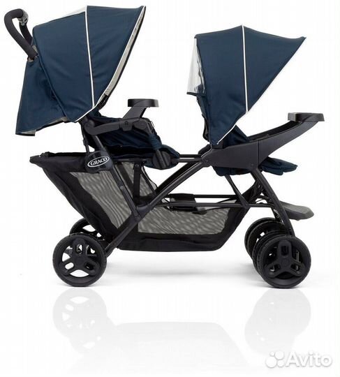 Коляска для двойни и погодок Graco