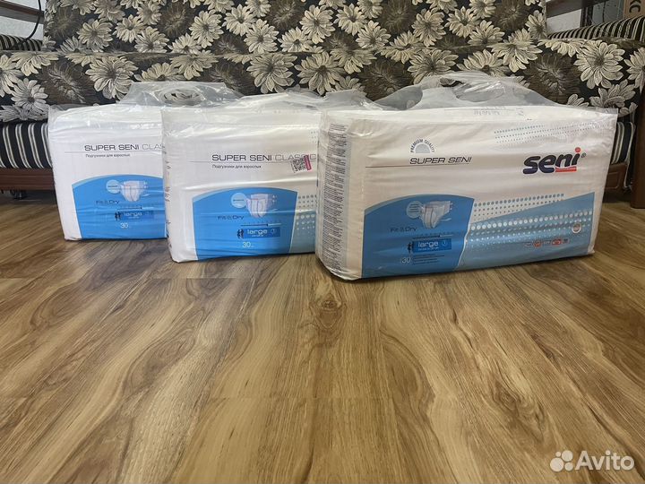 Памперсы для взрослых seni 3