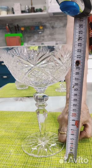 Ваза для фруктов и конфет, хрусталь, СССР