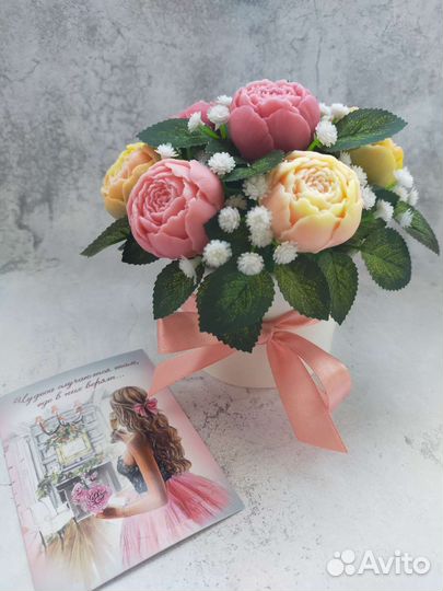 Букет цветов из мыла