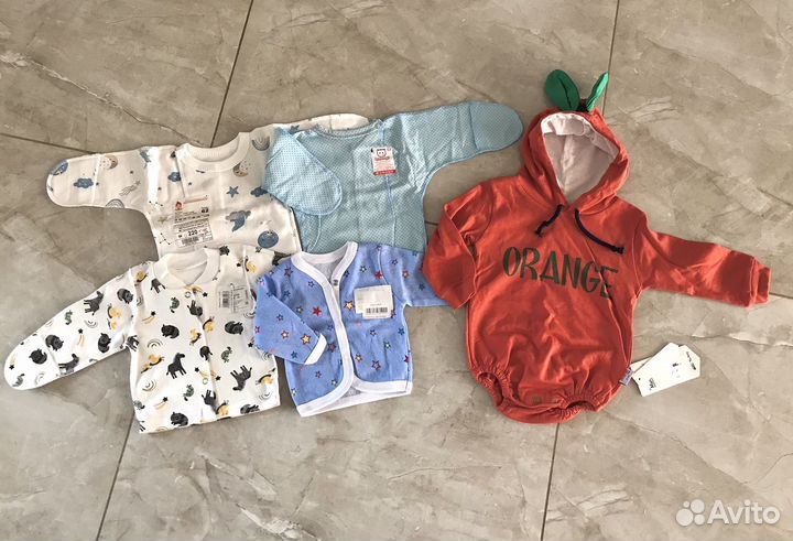 Новая одежда для новорожденных