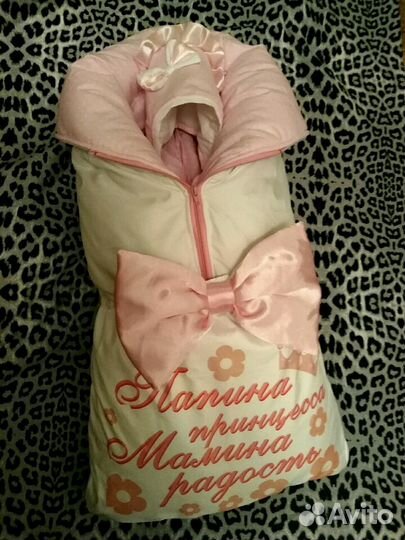 Одеяло на выписку, очень теплое на молние