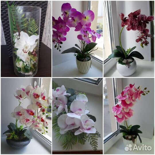 Интерьерные композиции из цветов