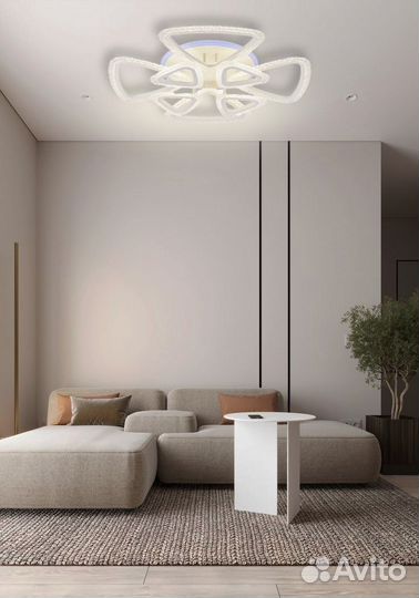 Люстра светодиодная Оптима с пультом RGB свет