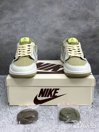 Travis Scott x Air Jordan 1 Low Golf 'Olive'