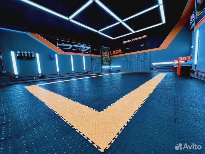 Плитка модульная замковая